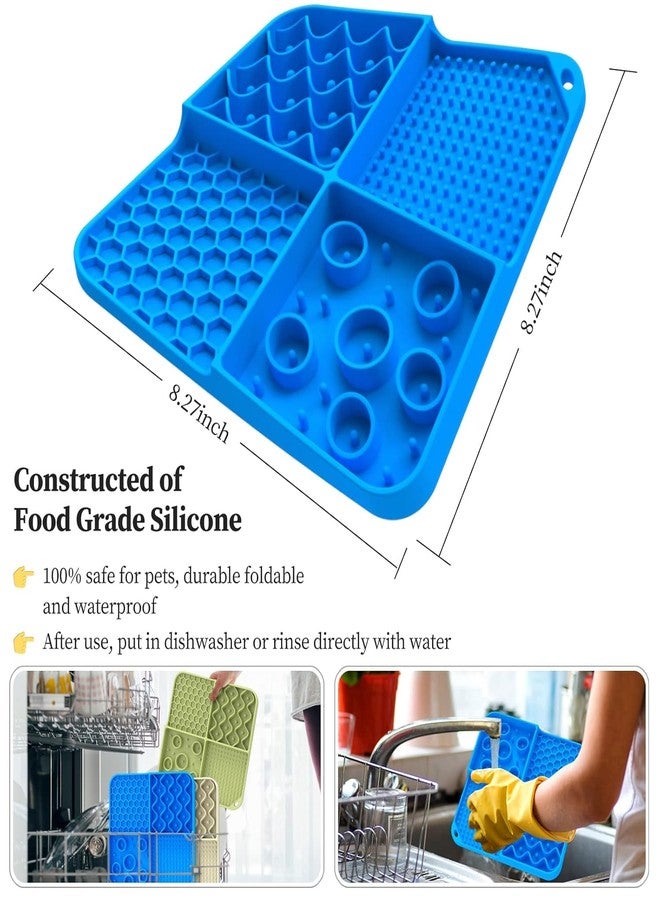 FLIPA Lick Mat for Dogs & Cats, Slow Feeder Puzzle Bowl with Suction Cups, Anxiety Relief, Boredom Reducer for Bathing & Grooming - Image 2